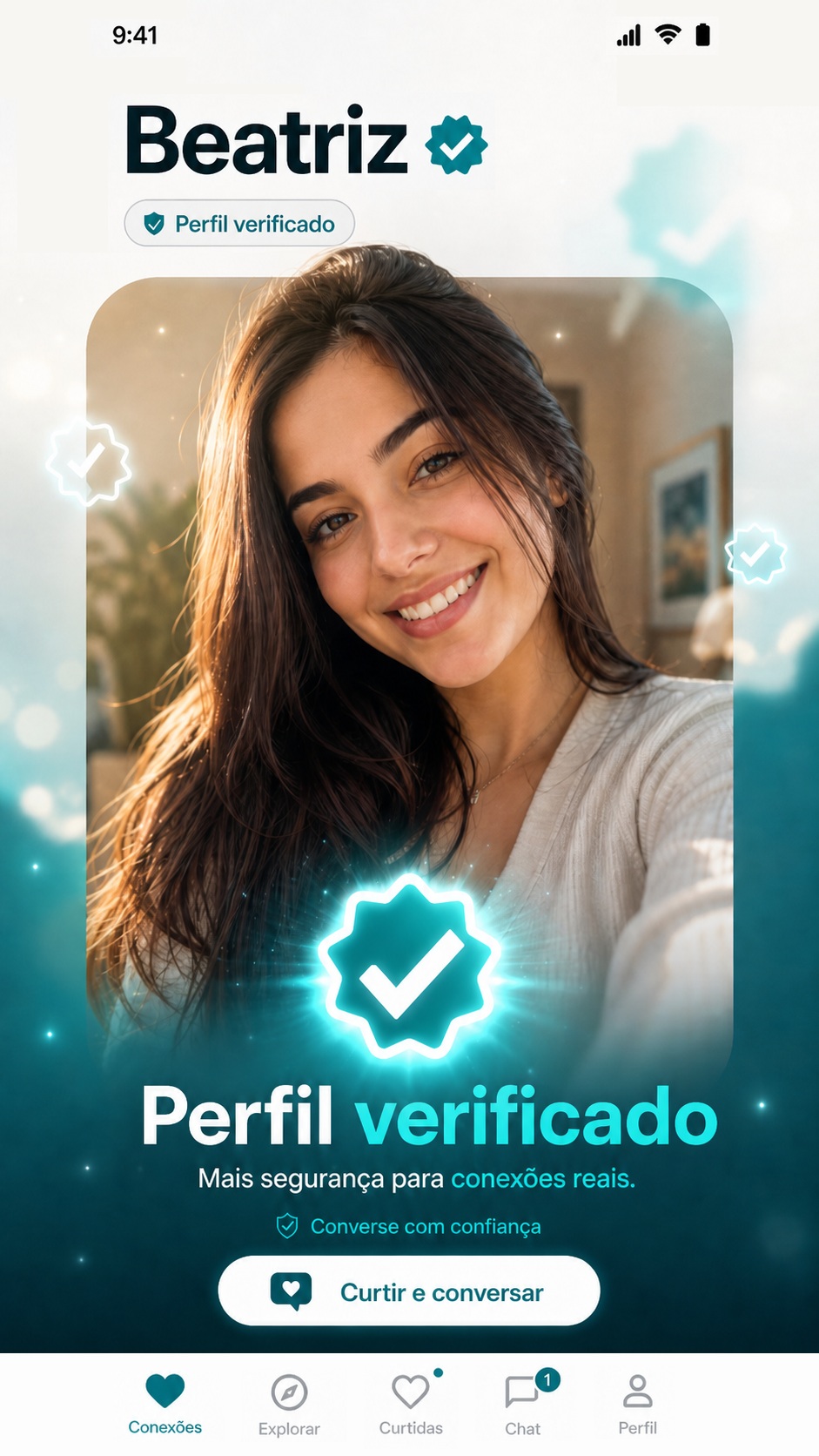 Tela de verificação de perfil do My Vow
