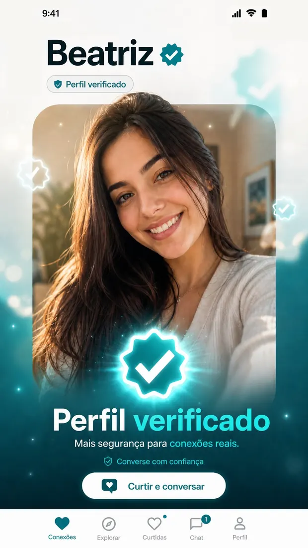 Tela de verificação de perfil do My Vow
